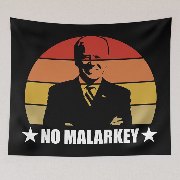 Item preview, No Malarkey Retro Sunset - Joe Biden designed and sold by RandomStuffShop.