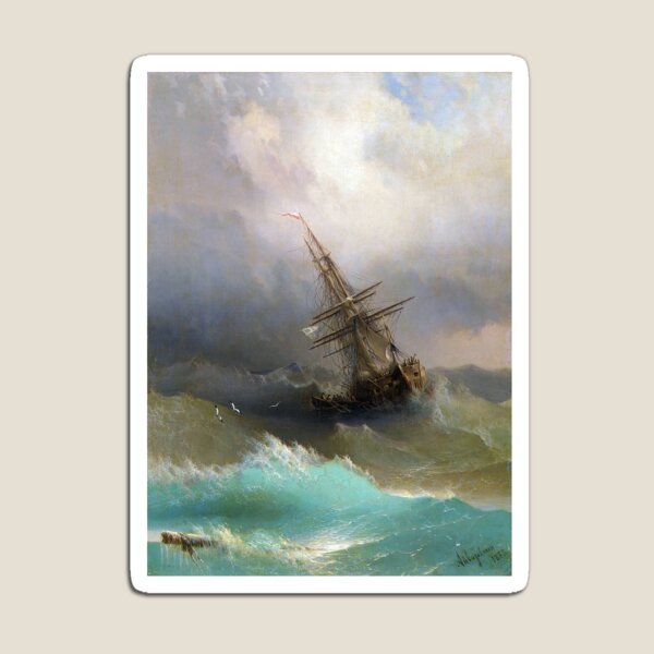 Item preview, Ship in the Stormy Sea - Ivan Aivazovsky - 1887 designed and sold by CJET.
