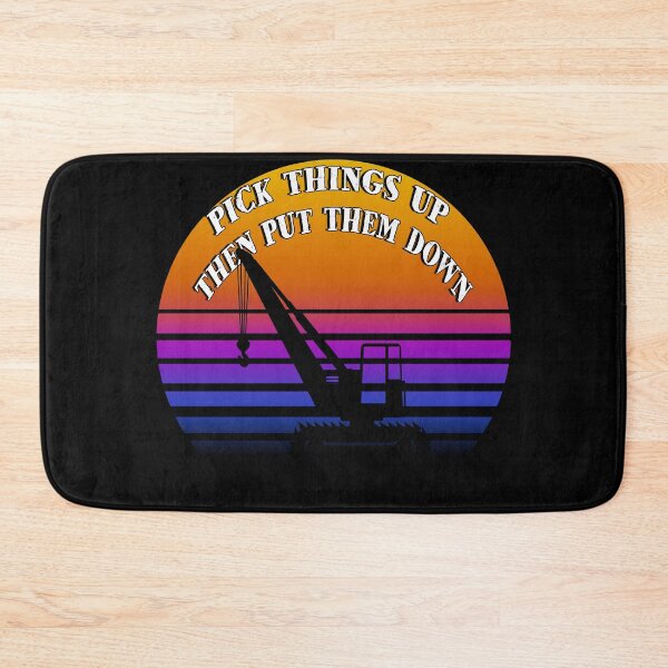 Item preview, Retro sunset Crane Pick thing up then put them down designed and sold by AllLeftSides42.
