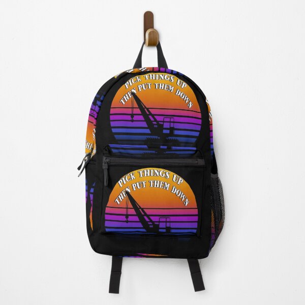 Item preview, Retro sunset Crane Pick thing up then put them down designed and sold by AllLeftSides42.