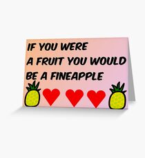 fineapple Grußkarte