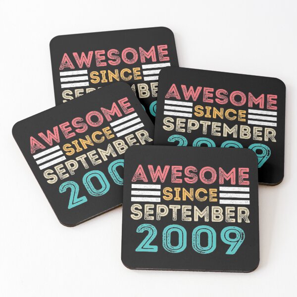 Item preview, Retro Vintage 13th Birthday - Awesome Since September 2009 designed and sold by meedTee.