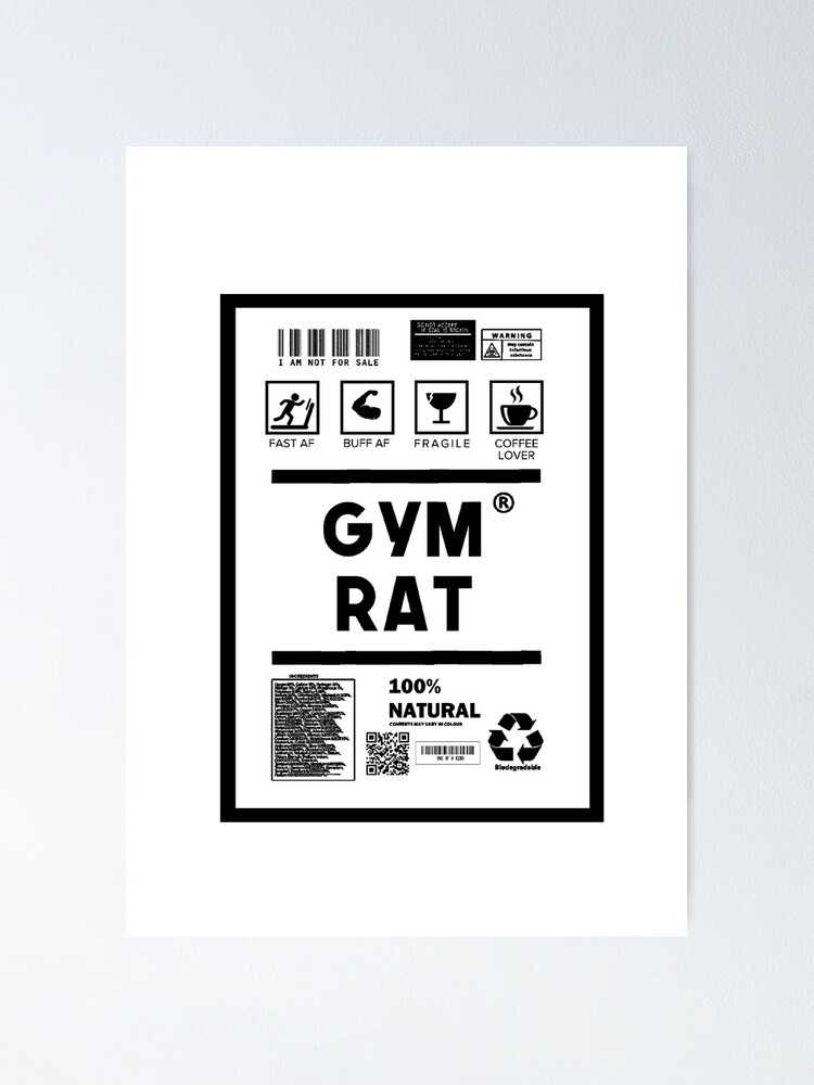 Gym Rat Posters for Sale