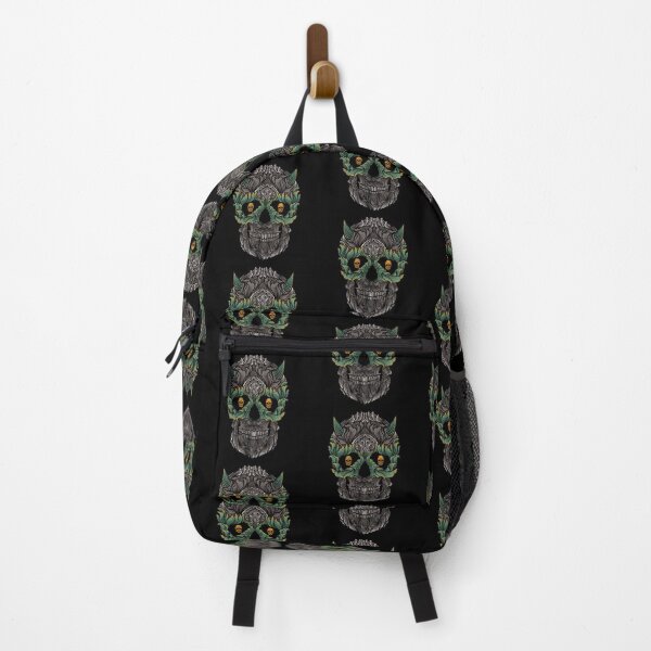 Item preview, Distressed Floral Skull designed and sold by BlackHoleMedia.