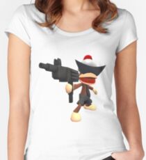 Camiseta entallada de cuello redondo GVNG $ TER MONO - ACTUALIZAR
