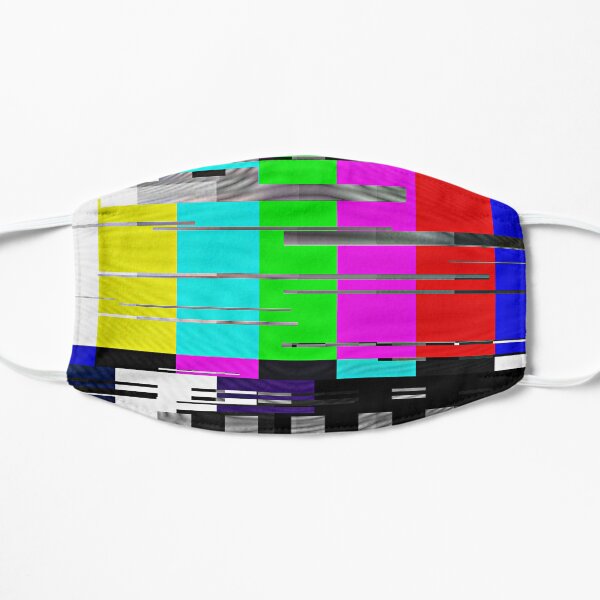 Glitchy TV colorbar Flat Mask