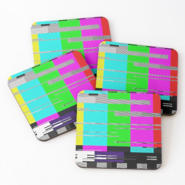 Item preview, Glitchy TV colorbar designed and sold by EpicycleStudios.