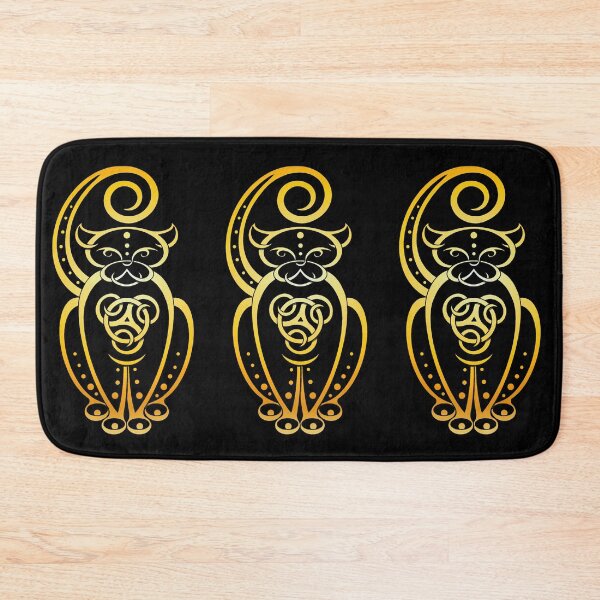 Item preview, Golden Celtic Cat designed and sold by Dana Kester-McCabe.