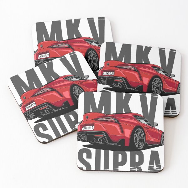 Item preview, Toyota Supra A90 Rear Renaissance Red Best Shirt Design designed and sold by CarWorld.