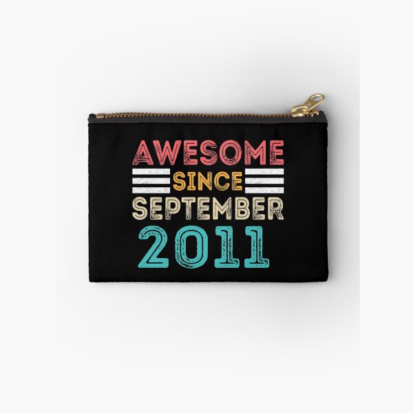 Item preview, Retro Vintage 11th Birthday - Awesome Since September 2011 designed and sold by meedTee.