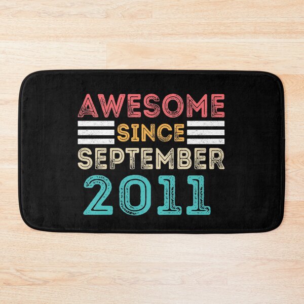 Item preview, Retro Vintage 11th Birthday - Awesome Since September 2011 designed and sold by meedTee.