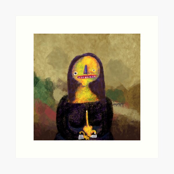 Item preview, Mona Lisa (Arrête de me regarder!) designed and sold by mariannemacrae.