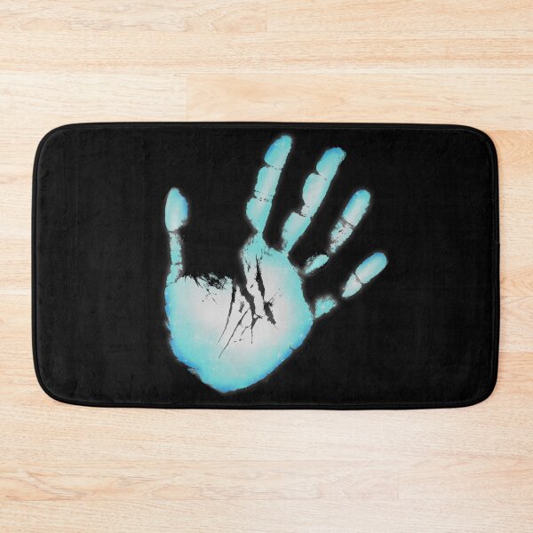 Item preview, Hand Print Blue Neon Fluo Thermochromic Paint Effect designed and sold by Jolly-Yosei.