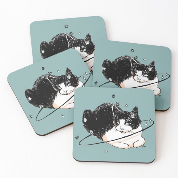 Item preview, Felicette the Space Cat (Green) designed and sold by catblip.