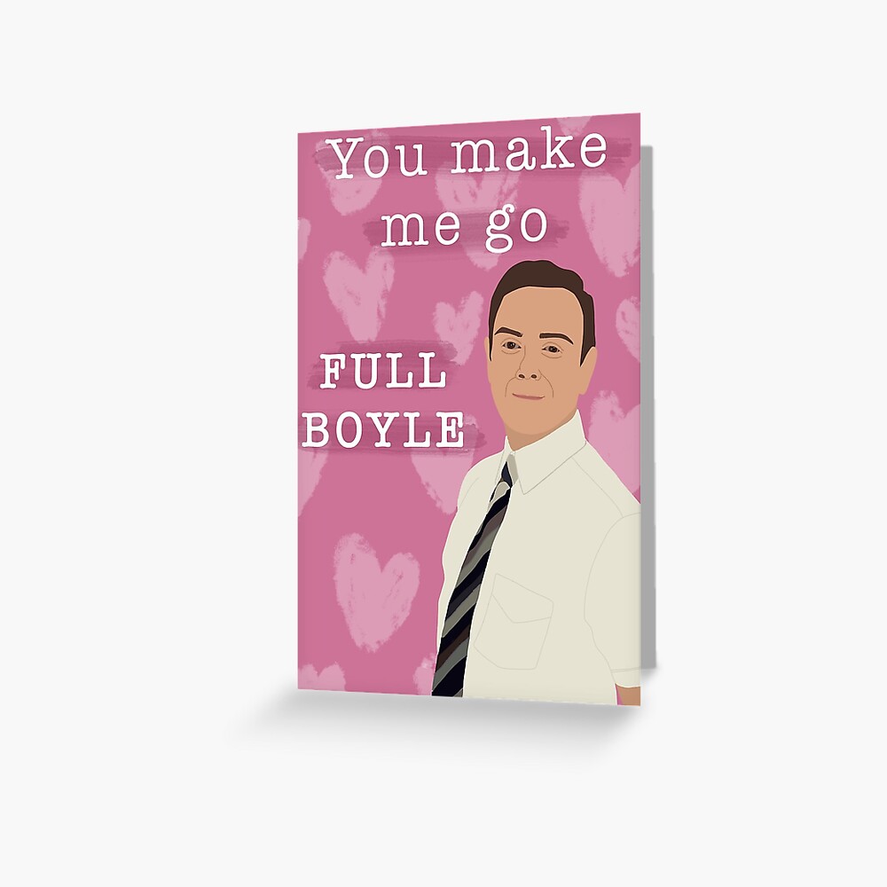 Charles Boyle Love Card Greeting Card By Chloedixonnn Redbubble