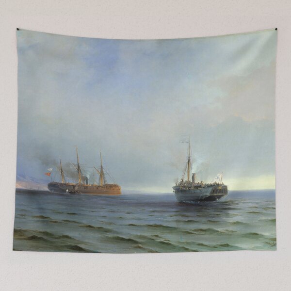 Item preview, The Capture of Turkish Nave on Black Sea - Ivan Aivazovsky - 1877 designed and sold by CJET.