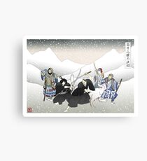 Jon Snow Duels Qhorin Halfhand as Wildlings Look On Metal Print