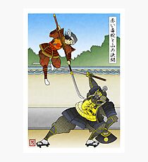 The Red Viper Dueling the Mountain Photographic Print