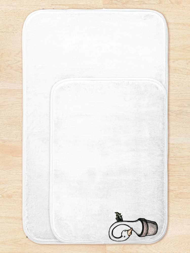 Thumbnail 5 of 6, Bath Mat, Goose Pot designed and sold by plotDriving-NPC.