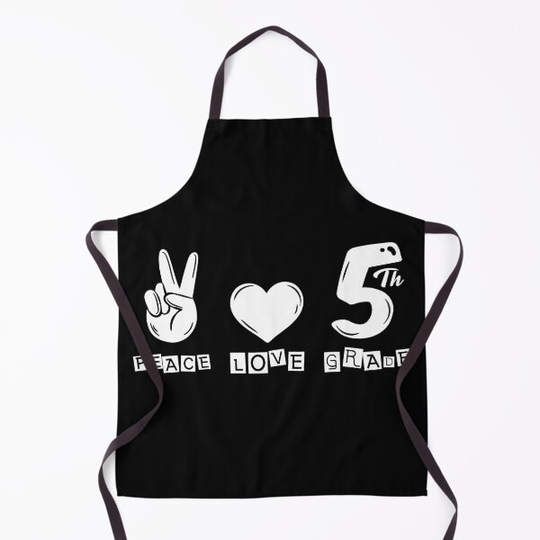 Item preview, Peace Love Fifth Grade Squad Back to School Gift T-Shirt designed and sold by ecomdesign.
