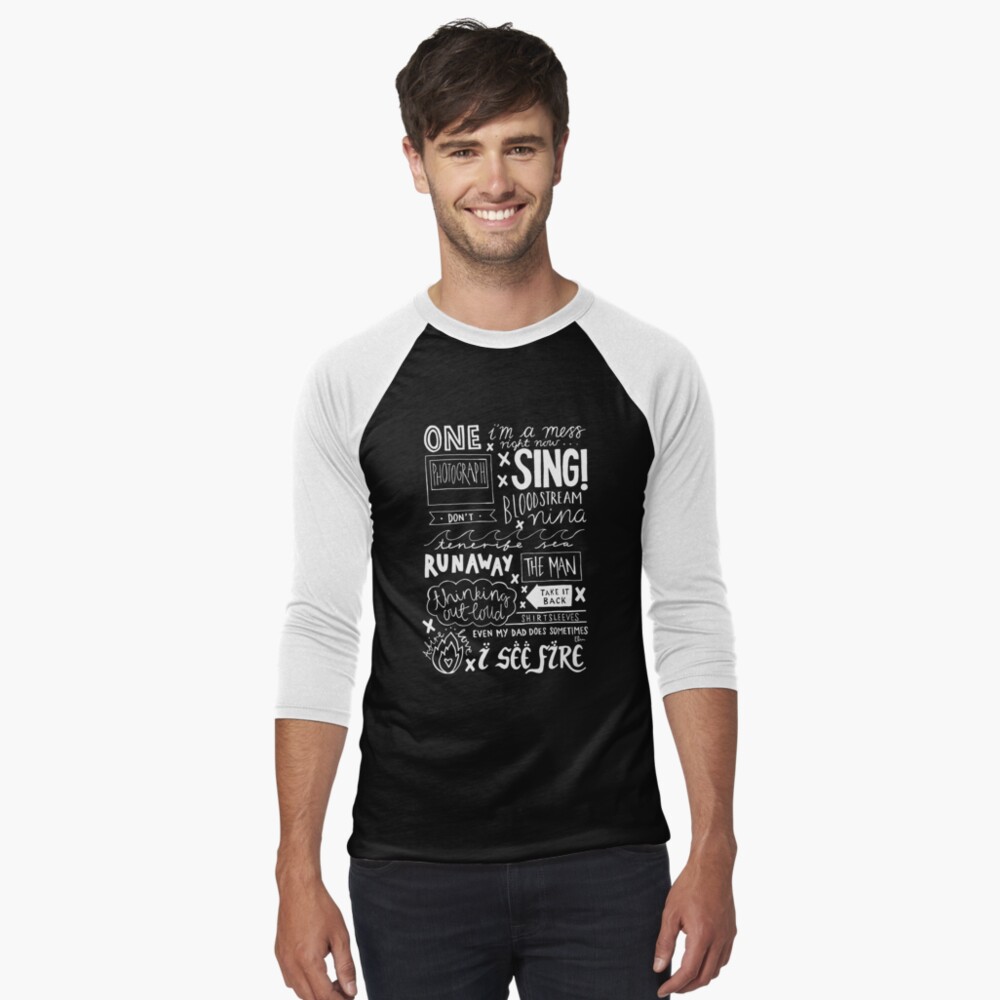 Item preview, Baseball ¾ Sleeve T-Shirt designed and sold by elisavictoria.
