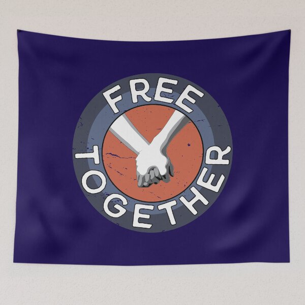 Item preview, Freeedom is achived together designed and sold by ChatterFox.
