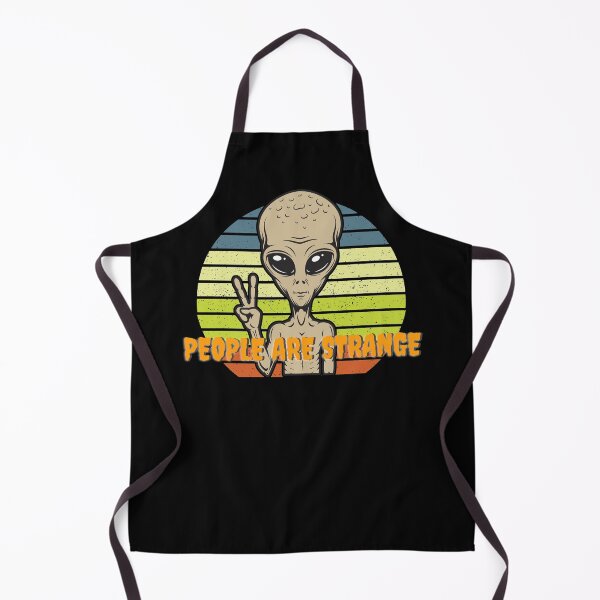 Item preview, People Are Strange Funny Alien Vintage Sunset designed and sold by Sunny Collections.