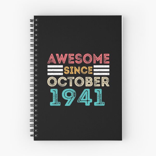 Item preview, Retro Vintage 79th Birthday - Awesome Since October 1941 designed and sold by meedTee.