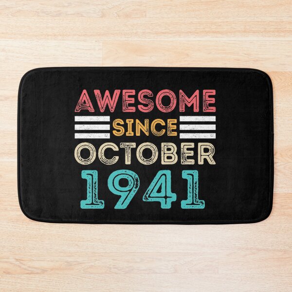 Item preview, Retro Vintage 79th Birthday - Awesome Since October 1941 designed and sold by meedTee.