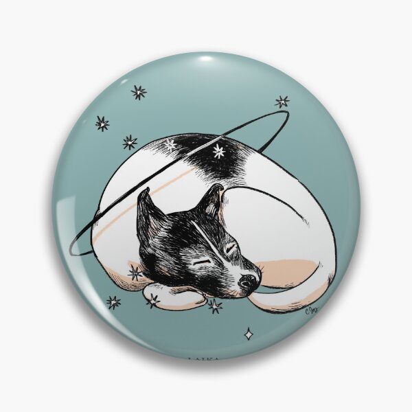 Item preview, Laika the Space Dog (Green) designed and sold by catblip.
