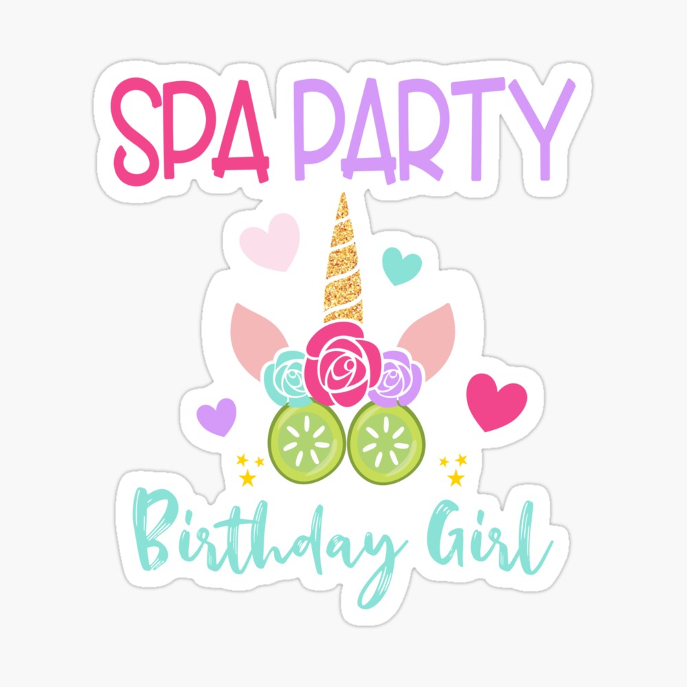 spa birthday shirts