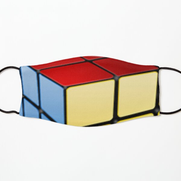 Cube Kids Masks Redbubble - rubik cube unsolved transparent background roblox