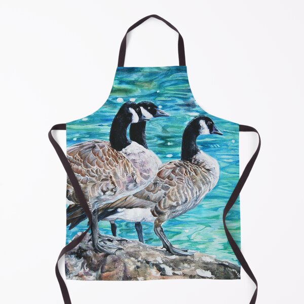 Item preview, Geese Sunbathing designed and sold by JLSchlegelArt.