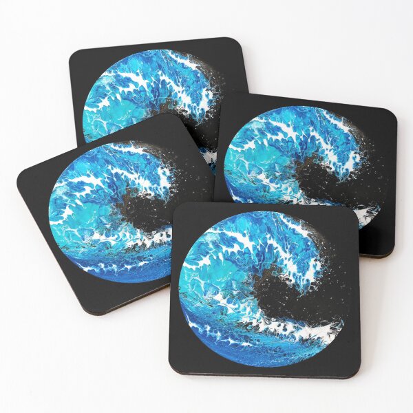 Item preview, Painted Wave Abstract designed and sold by jeslyncreative.