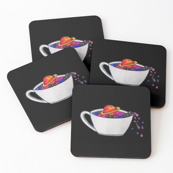 Item preview, Cosmic coffee (black version) designed and sold by KittyKirk31.