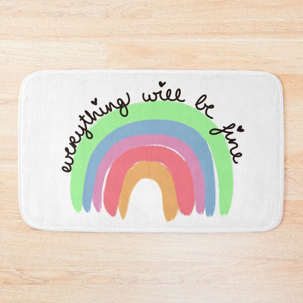 Item preview, Rainbow Inspirational Quote Design Illustration designed and sold by ravenmandyshop.