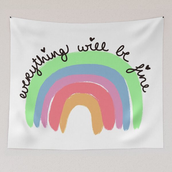 Item preview, Rainbow Inspirational Quote Design Illustration designed and sold by ravenmandyshop.