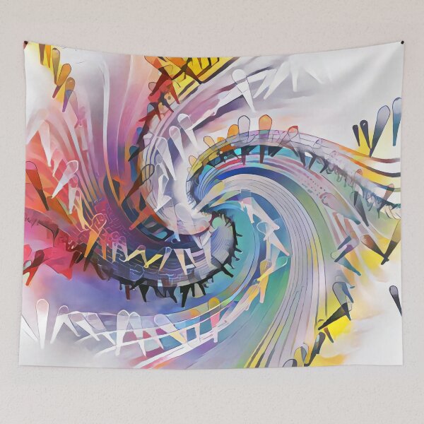 Aperçu de l'œuvre Jazz Avante-Garde créée et vendue par ArtlyStudio.