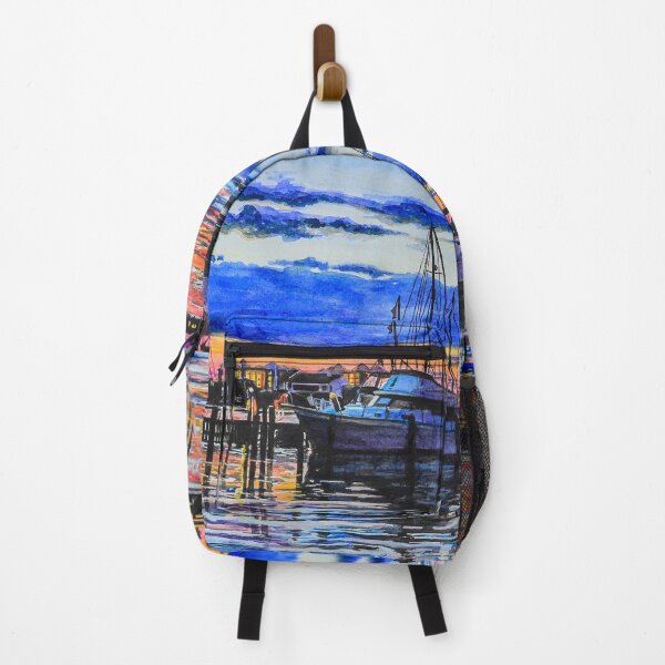 Item preview, Sunset on the Marina designed and sold by JLSchlegelArt.