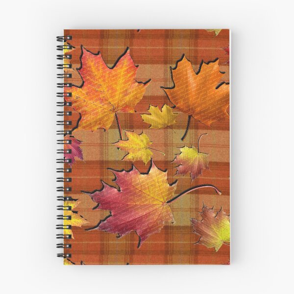 Item preview, Fall Plaid, Beautiful Autumn Colored Leaves on Orange, Rust & Yellow Background: Home Decor & Gifts designed and sold by tamdevo1.