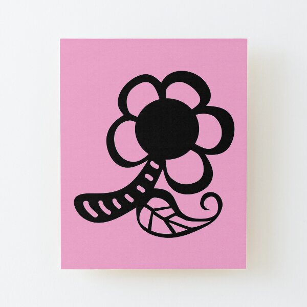 Flower Wood Mounted Print