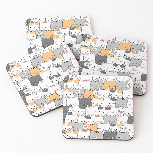 Item preview, Cute Kitty Cats designed and sold by Vector Scout Lab.