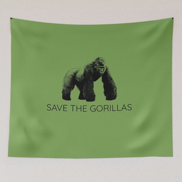Item preview, SAVE THE GORILLAS designed and sold by synecology.