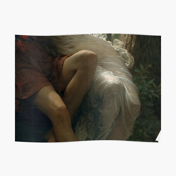 Amour Psyche Bouguereau Poster