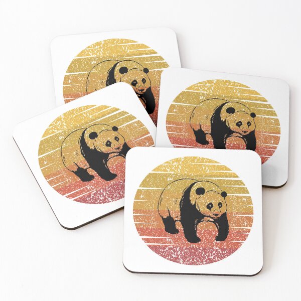 Item preview, Cute Retro Sunset Panda designed and sold by MoMasry.