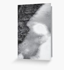 Winter river Greeting Card