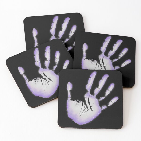 Item preview, Hand Print Purple Neon Fluo Thermochromic Paint Effect designed and sold by Jolly-Yosei.