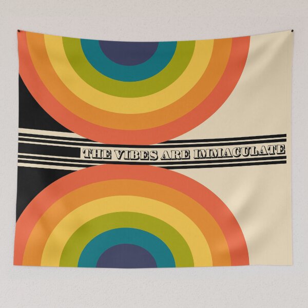 Item preview, The Vibes Are Immaculate Tapestry designed and sold by h-c-j.