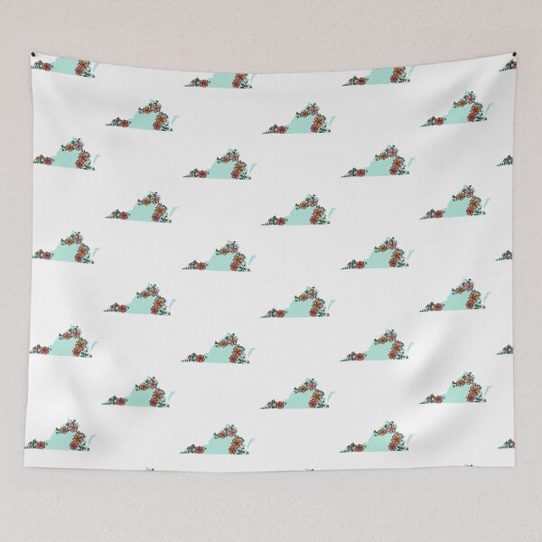 Item preview, Floral Virginia  designed and sold by Jada Fontanez.