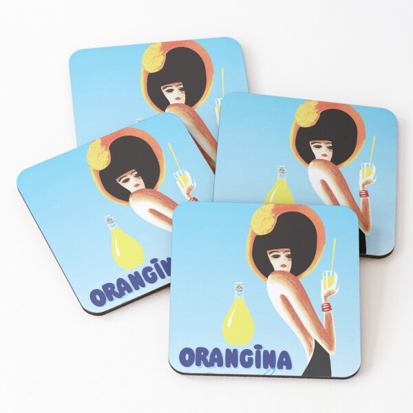 Item preview, Orangina Light, Vintage Advertisement Poster designed and sold by vintagevivian.